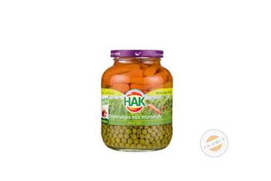 Afbeelding van Doperwt/wortel 720 ml  HAK